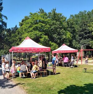 Auch das diesjährige Spielplatzfest erfreute sich wieder großer Beliebtheit.